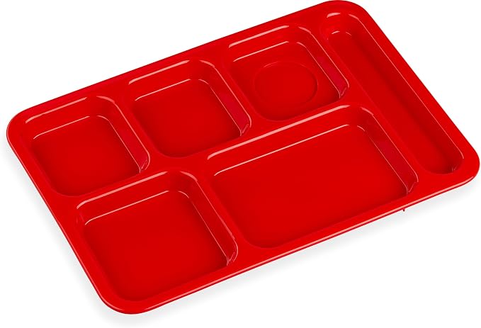 Carlisle FoodService Products P614R05 Right-Hand 6-Compartment Polypropylene - Image 2
