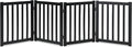 LZRS 4-Panel Wooden Free Standing Foldable Dog Gate Indoor – 24" High, Extra by LZRSPET