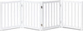 LZRS 4-Panel Wooden Free Standing Foldable Dog Gate Indoor – 24" High, Extra by LZRSPET