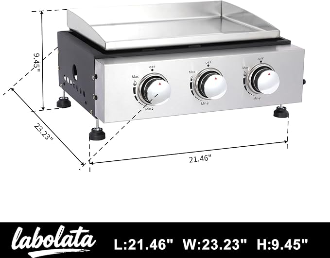 Portable Tabletop Gas Griddle Grill - Image 2