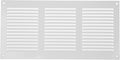 Repa Market 12x6 Inch Air Vent Cover/White Galvanized Steel Louvered Grill Cover by RepaMarket