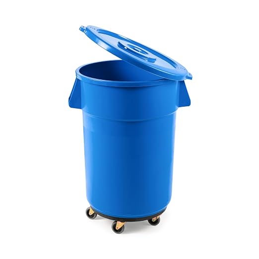 PRO&Family Commercial Round Trash Can by PRO%26Family