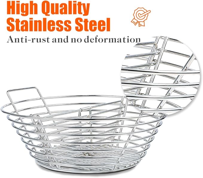 The Accessories for Big Green Egg, Ash Charcoal Basket for Large BGE, Parts for - Image 5