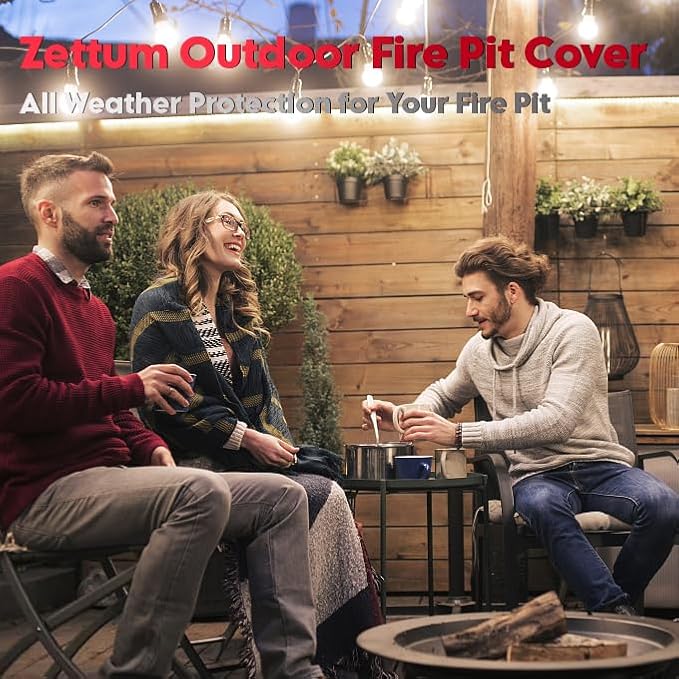Zettum Fire Pit Cover Square 36 Inch - Image 7