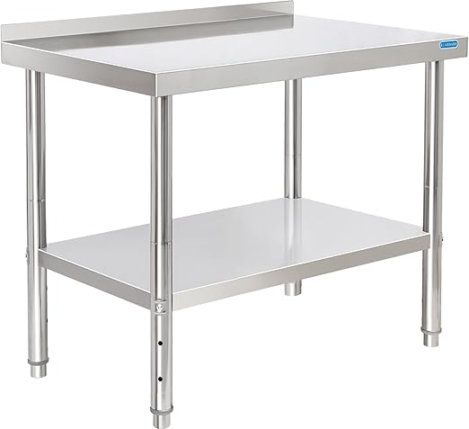 Stainless Steel Table for Prep & Work by KUARBARR