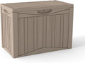 50 Gallon Plus Resin Deck Box, Waterproof Outdoor Storage Box by Unknown
