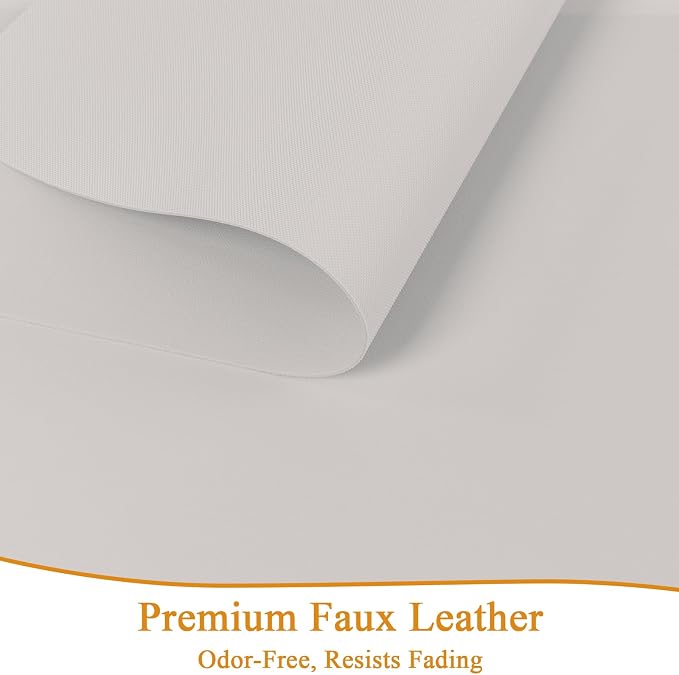 SHACOS Placemats Set of 6 Faux Leather Waterproof Wipeable PU Non-Slip Vinyl - Image 8
