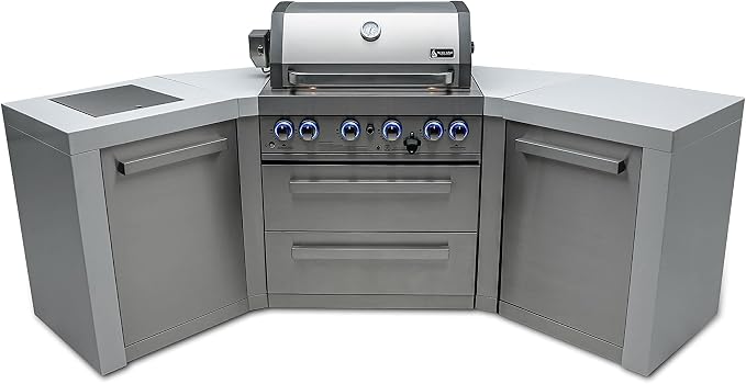 Mont Alpi MAi400-D45 32-Inch Deluxe 45-Degree 4-Burner 78000 BTU Deluxe by MontAlpi