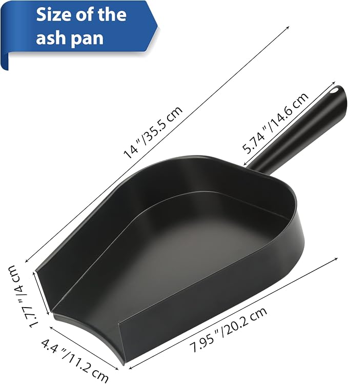 Ash Pan for Big Green Egg, Stainless Steel Ash Tool Kit Ash Tool Poker Rake Set - Image 3