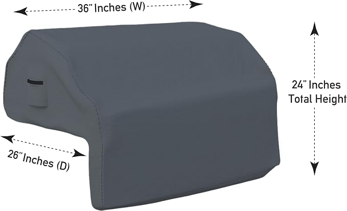 Covers & all Built-in Outdoor Grill Cover, Durable 12 Oz Waterproof Cover Max - Image 3