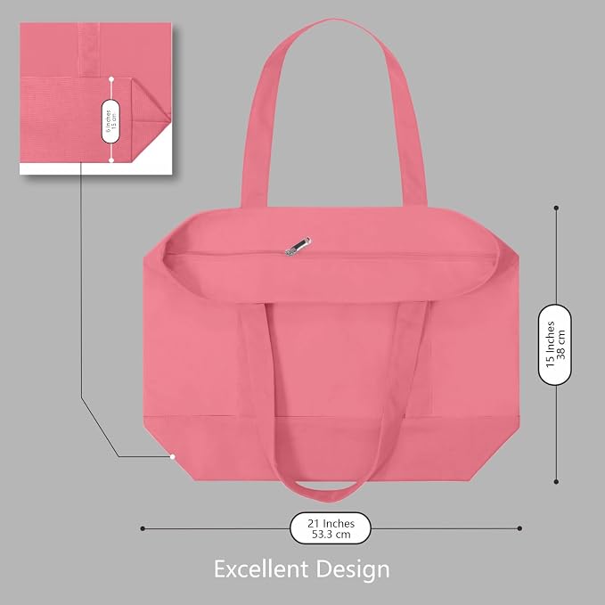 TOPDesign 1-Pack Canvas Tote Bag - Image 5