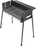 Foldable Charcoal Grills, Hibachi BBQ Portable charcoal grill, Height by AGULIUM