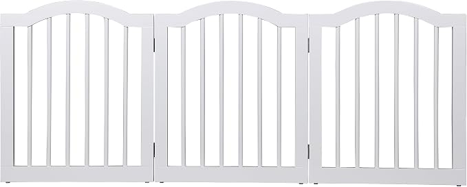 INTERNET'S BEST Arched Top Dog Gate | 3 Panel, and Porch | Portable, Extra Wide - Image 7