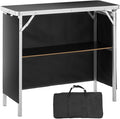 VEVOR Folding Portable Bar Table, Tradeshow Podium Table by VEVOR