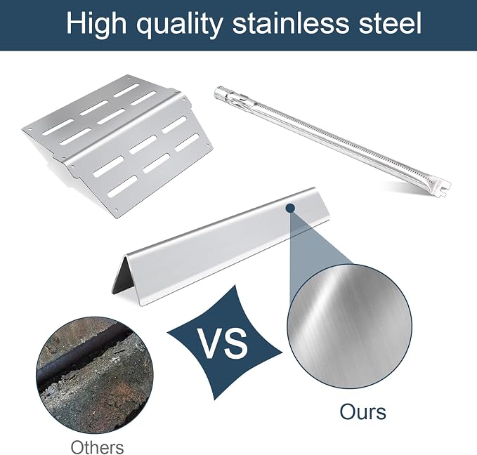 Flavorizer Bars, Heat Deflectors and Grill Burner - Image 4