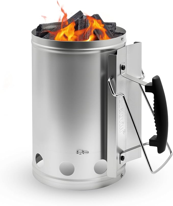 7.5X12inch XL Charcoal Chimney Starter by Joyagrill