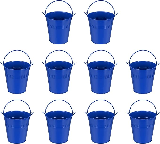 Small Metal Buckets, Mini Buckets by YELARXI