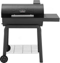 BBQ Charcoal Grill with Side Table, 30-In Heavy Duty Outdoor BBQ Grill with 647 by Idealforcook