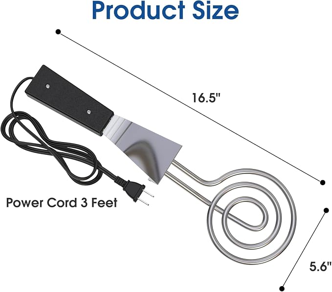 700W Electric Charcoal Starter for BBQ Grill Smoker Fireplace, Stove - Image 3