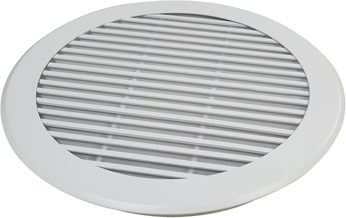 Round Air Vent Register Grille 8 Inch Duct Opening Aluminum Circular HVAC - Image 5