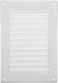 Vent Systems 5 x 7 Inch White Rectangular Soffit Vent Cover by VentSystems