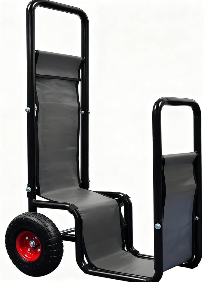 Kapler Firewood Cart with Wheels by Kapler