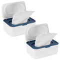 2 Pack Baby Wipes Dispenser, Wipes Case Baby Wipe Holder Keeps Wipes Fresh by Flenpptly