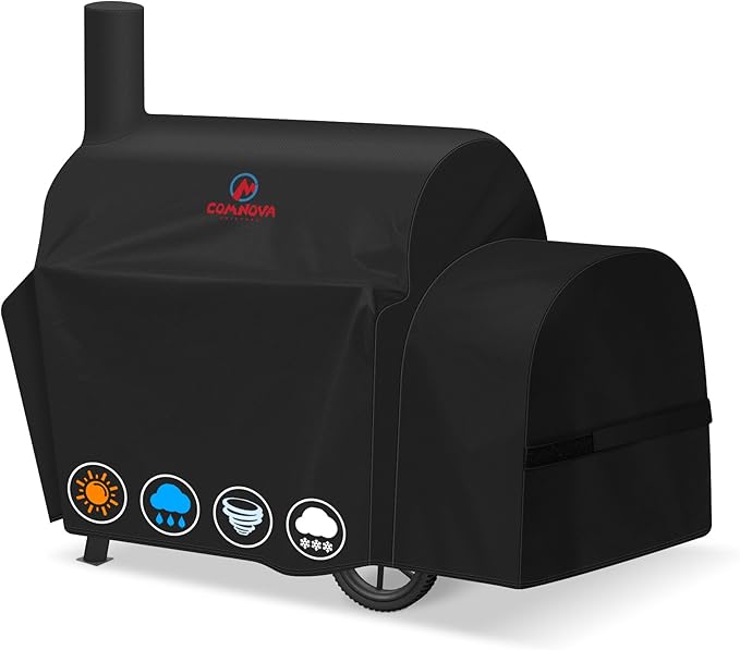 Grill Cover for Oklahoma Joe's Highland Offset Smoker by MCOMNOVAOUTDOORS