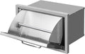 Outdoor Kitchen Drawers 16" W x 10" H x 10" D Stainless Steel Paper Towel by Unknown