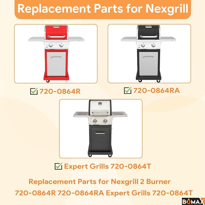 Grill Replacement Parts for Nexgrill 2 Burner 720-0864RA Nexgrill 720-0864R - Image 2