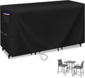 Patio Furniture Covers for High Top Table and Chairs, Waterproof Patio Set by PatioFurnitureCover