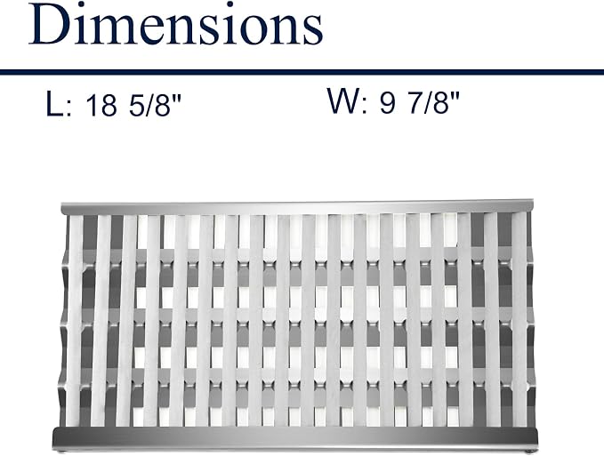Grill Replacement Parts, Stainless Steel Heat Plate Shield Deflector, DCS - Image 2