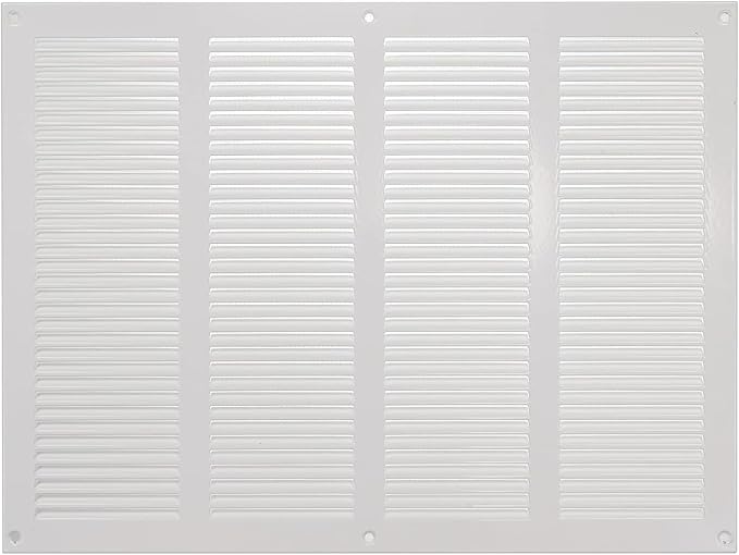 Repa Market 2-Pack Air Vent Cover 16x12 Inch White Galvanized Steel Louvered - Image 6