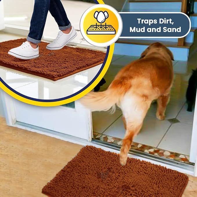 Muddy Mat® Shown on TV – Super Absorbent Door Mat Indoor, Microfiber Quick Dry - Image 6