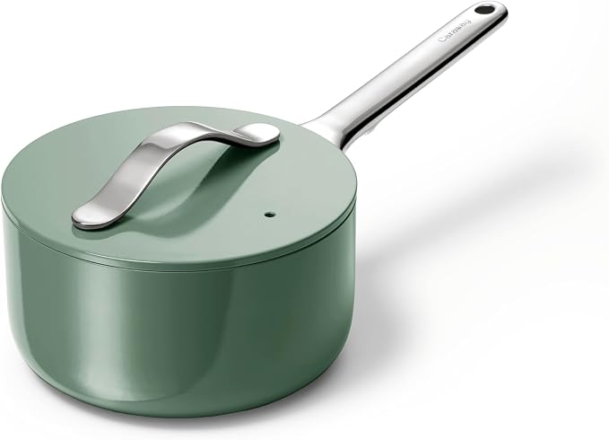 Caraway Nonstick Ceramic Sauce Pan by Caraway