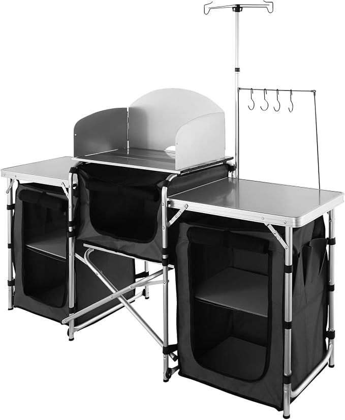 VEVOR Camping Kitchen Table, Folding Outdoor Cooking Table - Image 6