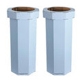 Eyely MPH1300G-SET2 Sal 25-Gallon Disposable Corrugated Cardboard Event Trash by eyely