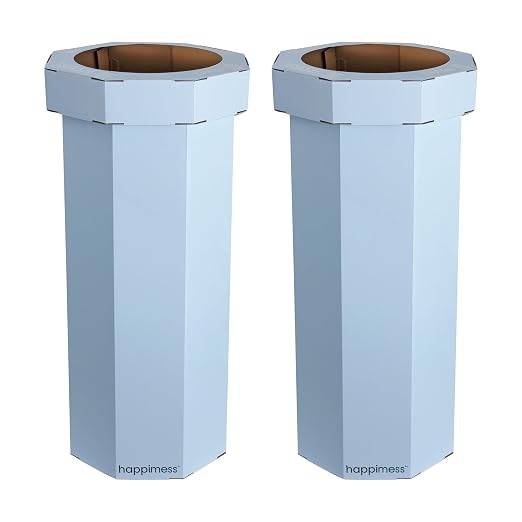 Eyely MPH1300G-SET2 Sal 25-Gallon Disposable Corrugated Cardboard Event Trash by eyely