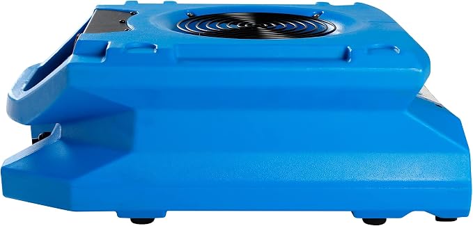 MOUNTO 1/4 HP 1200 CFM Low Profile Air Mover, 2-Speed Carpet Dryer Floor Fan - Image 4