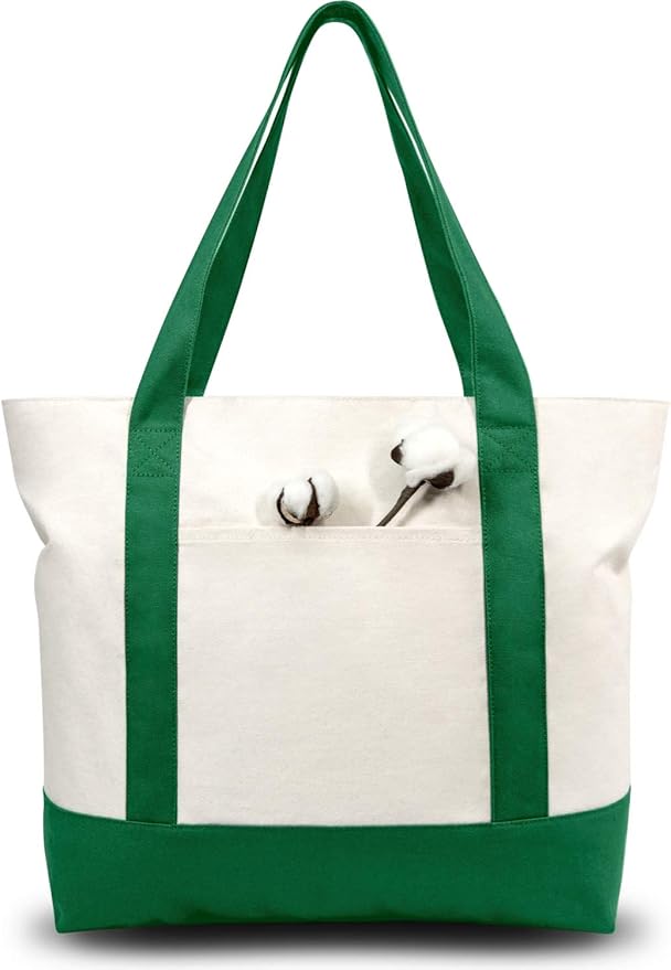 TOPDesign 3-Pack Canvas Tote Bags by TOPDesign