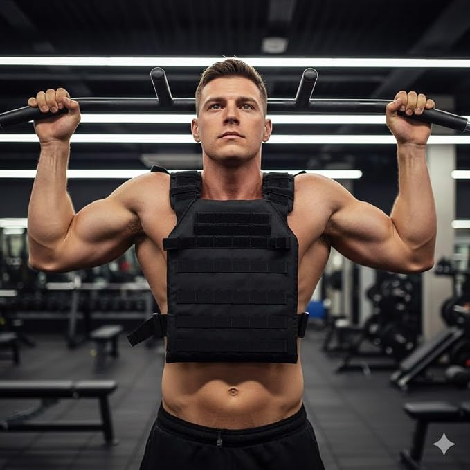 Greencity Weight Vest Adjustable Strength and Endurance Training, Tactical Vest - Image 6