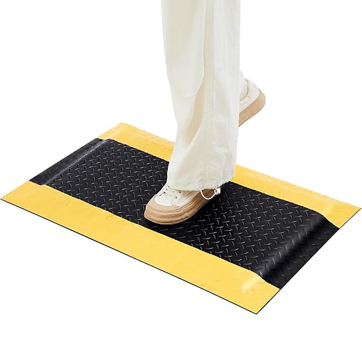 Timgle Anti Fatigue Mats Industrial 1.67 'x 2.5' Heavy Duty Commercial Grade by Timgle