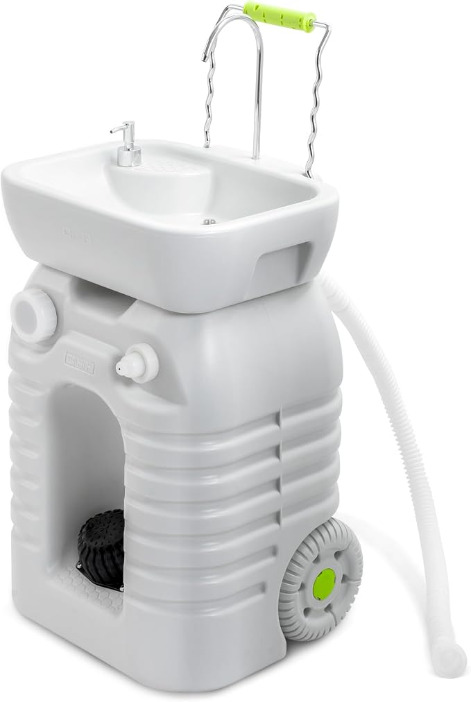 YITAMOTOR Rolling Portable Camping Sink, 45L Handwashing Station by YITAMOTOR
