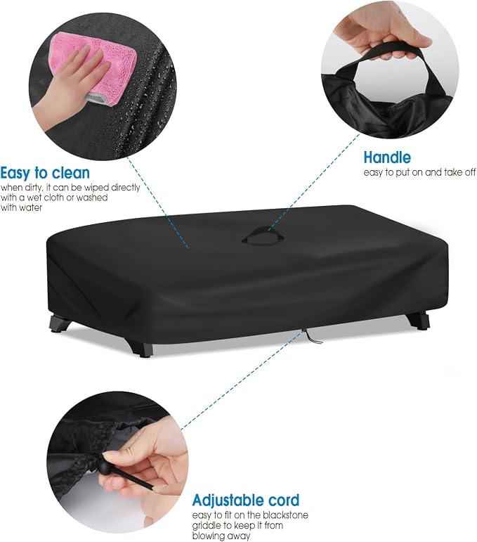 Grill Cover for Royal Gourmet PD1305H 3-Burner Propane Gas Gril, Waterproof - Image 4