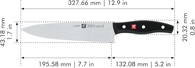 ZWILLING Twin Signature 2-Piece Razor-Sharp German Knife Set, Made in - Image 3