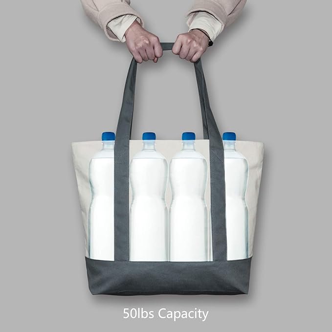 TOPDesign 6-Pack Canvas Tote Bags - Image 6