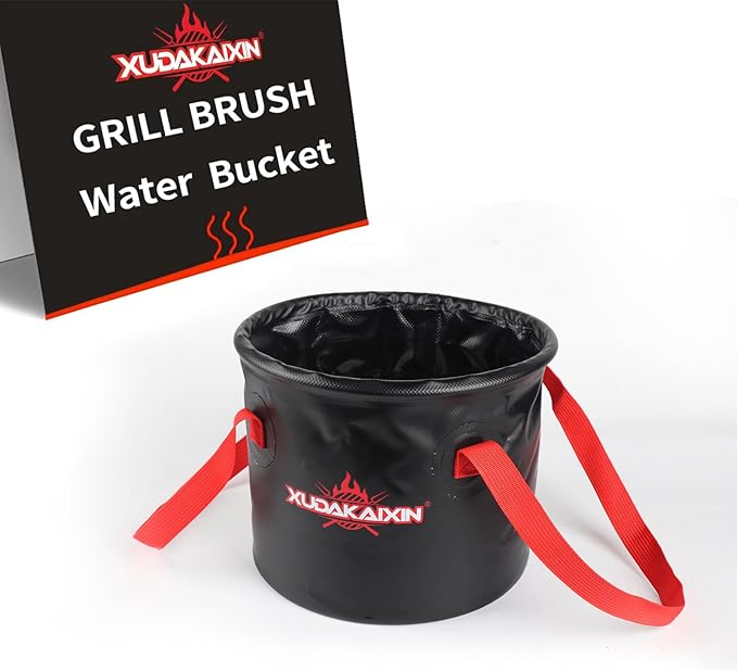Grill Brush Collapsible Water Bucket by XUDAKAIXIN