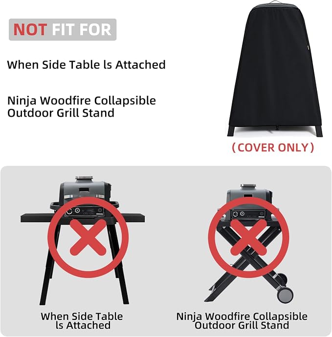 Waterproof Cover for Ninja Woodfire Outdoor Grill & Smoker and for Artisan - Image 3
