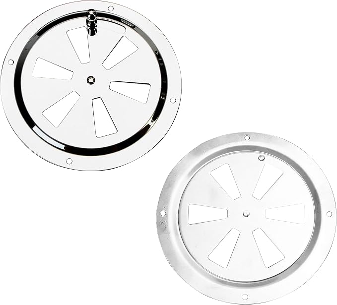 2PCS 5 Inch Grill Vents Round Butterfly Air Cover Ventilation Replacement Part by Unknown