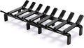 20" Fireplace Grate Wood Stove Grate Rack Stove Burning Rack Heavy Duty Solid by WILLOWWEAVE